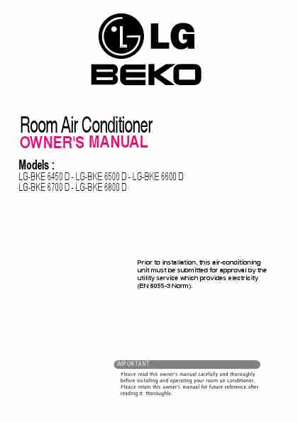 Beko Air Conditioner LG-BKE 6450 D, LG-BKE 6500 D, LG-BKE 6600 D, LG-BKE 6700 D, LG-BKE 6800 D-page_pdf